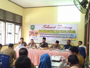 Bupati Yusuf Lubis, Hadiri Musrenbang Kecamatan Mapat Tunggul