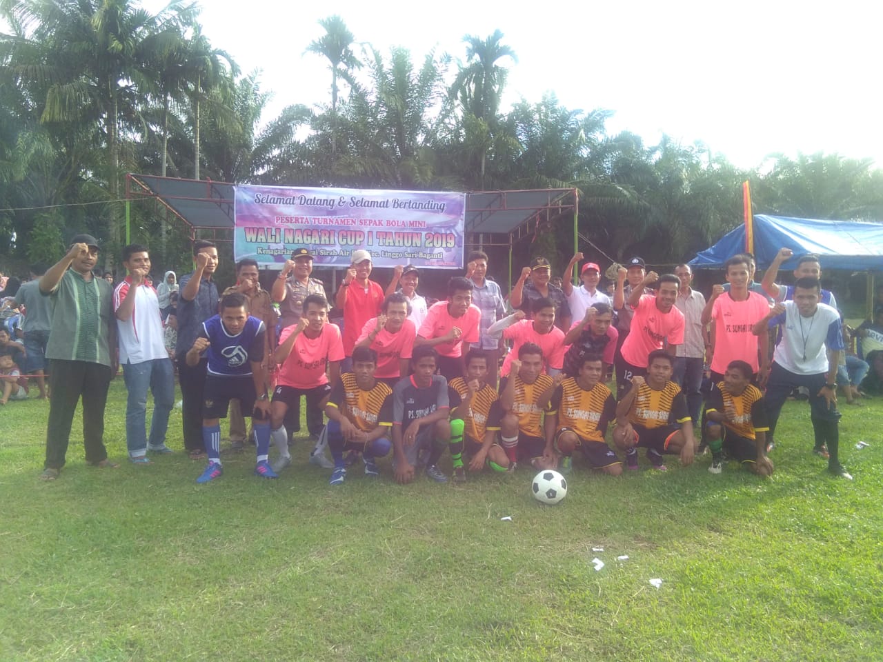 Turnamen Sepak Bola mini CUB I thn 2019 Nagari Sungai Sirah Resmi di buka