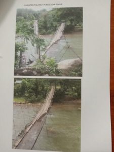 Jembatan Koto Panjang Rusak Parah, Petani Keluhkan Tak Ada Perbaikan