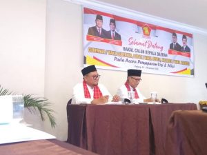Sampaikan Visi Misi di DPD Gerindra, Irdinansyah Gandeng Kader Muda Partai Gerindra