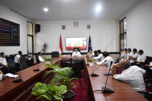 Walikota Payakumbuh Ikuti Vicon Bersama Mendagri, Ketua KPK, Kepala BPK, Kepala LKPP Dan Kabareskrim
