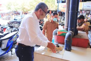 Pemko Sediakan Wastafel Cuci Tangan Di Bawah Kanopi Pasar Pertokoan Payakumbuh