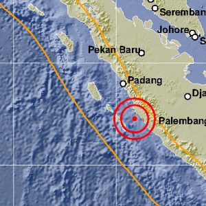 Gempa Hari Ini, Gempa Magnitudo 5,7 SR Terasa di Pesisir Selatan