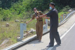 Bupati Pesisir Selatan Murka, Guardrail di Kawasan Mandeh Dicuri