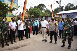 Gubernur Sumbar, Danrem 032/Wbr Dan Kapolda Kunjungi Kampung Tangguh Kubang Gajah