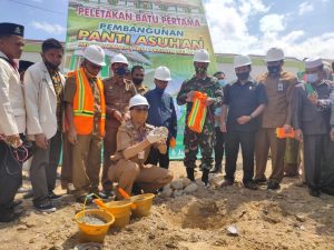 Peletakan Batu Pertama Panti Asuhan Muhammadiyah di Pesisir Selatan Oleh Hendrajoni