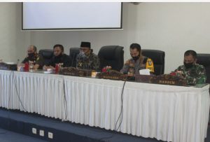 Rapat Kordinasi Pembahasan Tentang Izin Keramaian Selama Masa Pandemi COVID-19/New Normal Tingkat Kabupaten Pasbar