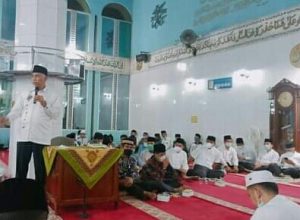 Gubernur Sumbar Melakukan Safari Ramadhan Pertama di Masjid Raya Silungkang Sawahluto.