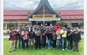 Silaturahmi Jelang Ramadhan sama Wartawan, Kapolres : Acara Balimau Ditiadakan