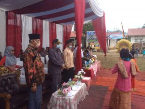 Ketua DPRD Dharmasraya Hadiri Peletekan Batu Pertama Pembagunan Kampus II SMA Taruna