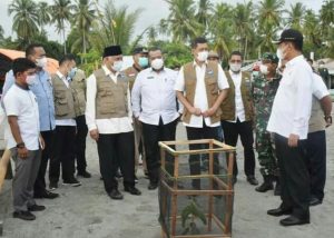Kepala BNPB, Letjen TNI Doni Monardo Kunjungi Kawasan Pantai Ma’ruf Amin di Pariaman