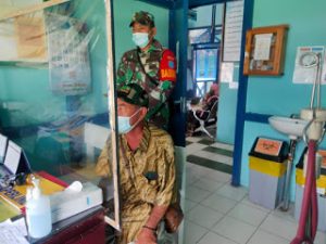 Jelang Vaksinasi Babinsa Checkup Purnawirawan Dan Warakawuri Pengkadan