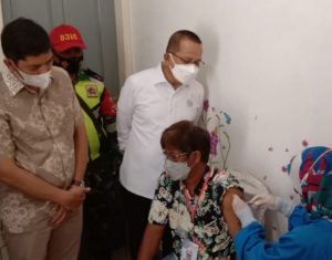 Vaksinasi Sekaligus Sosialisasi Pendataan Keluarga & Kelompok Sasaran Bangga Kencana di Kota Sawahlunto.