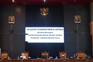 DPRD kabupaten Gelar Rapat Paripurna Penetapan KUA-PPAS APBD Kabupaten Dharmasraya Tahun 2022