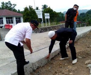 Komisi III DPRD Sawahlunto Meninjau dan Melihat Langsung Jalannya Berbagai Proyek Pembangunan.