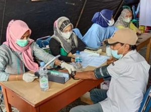 Gebyar Vaksinasi Sumdarsin di Pasar Silungkang Berjalan Sukses.