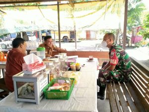 Komsos Dengan warga Binaan di desa Ko.tangah Pariaman
