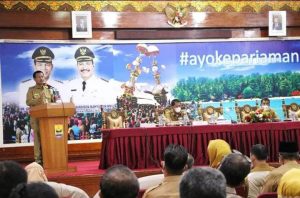 Walikota Pariaman, Genius Umar membuka acara Forum OPD Tahun 2023