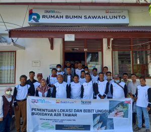 Mitra Binaan PTBA-UPO Sawahlunto,  Mendapat Pelatihan Budidaya Ikan Air Tawar.