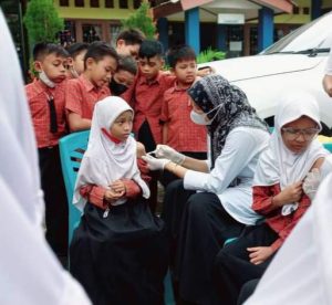Bulan Imunisasi Anak Nasional di Kota Sawahlunto, Secara Resmi Dimulai.