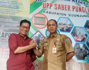 Posko UPP Saber Pungli Dikunjungi Ketua Forum Kabupaten Sehat