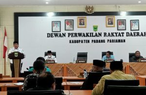 DPRD Padang Pariaman Gelar Paripurna Dengarkan Jawaban Eksekutif