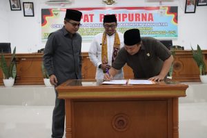 DPRD Setujui Ranperda RTRW Tanah Datar 2022-2042 Menjadi Perda