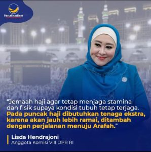 Sah.!Kuota Haji Indonesia kembali normal, Lisda Hendrajoni: Pemerintah  matangkan persiapan