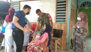 Piket Koramil 02/Padang Timur Akan Terus Monitoring dan Dukung Imunisasi Polio