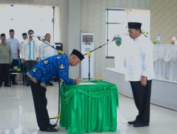 Akhir Masa Jabatan, H. Benny Utama Lantik 59 Pejabat di Lingkungan Pemkab Pasaman