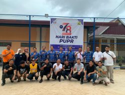 Hendra Putra Tutup Turnamen Futsal Hari Bakti PUPR ke-78