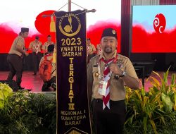 Wagub Audy Joinaldy Terima Penghargaan Kwarda Tergiat I Regional Sumatera untuk Kwarda Gerakan Pramuka Sumbar