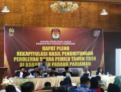 KPU Padang Pariaman Gelar Rekapitulasi Penghitungan Suara Tingkat Kabupaten