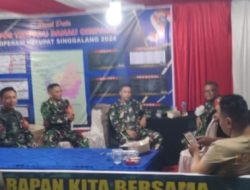 Babinsa Koramil 02/Padang Timur Disiagakan di Pos Pengamanan Lebaran 2024 Danau Cimpago Padang