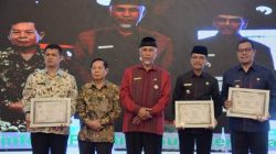 Pemprov Sumbar Beri Penghargaan Kepada Sawahlunto, Atas Keberhasilan Berbagai Pembangunan