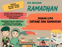 Babinsa Koramil 02/Padang Timur : Dengan Adanya Bazar Ramadhan, Semoga dapat Tingkatkan Ekonomi Pelaku Usaha
