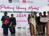 Angkat Motif Bunga Pala, M.Ridho Keluar Sebagai Juara 1 pada Padang Young Modest Design Competition 2024