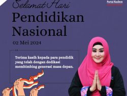 Lisda Hendrajoni Tanamkan harapan pada Peringatan hari Pendidikan Nasional
