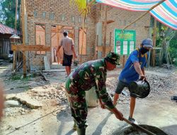 Berkat Tangan Dingin Satgas TMMD Pesisir Selatan, Rumah nenek Sitiar di Lagan Disulap jadi Rumah Layak Huni