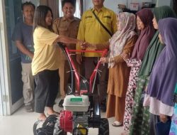 Kelompok Wanita Tani Dusun Stasiun, Mendapat Bantuan Alsintan Dari Desa Silungkang Tigo