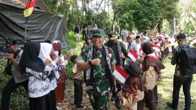 Anggota DPRD Pessel Arminson Ucapkan terimakasih kepada Danrem 032/Wirabraja terkait Pelaksanaan TMMD ke-121 