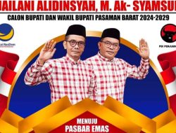 Jadi Pasangan Pamungkas di KPU Pasaman Barat, ‘Berjasa’ Usung Jargon Menuju Pasaman Barat Emas