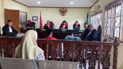 Terkait Kasus Penghadang Jalan Umum di Sijunjung, JPU Hadirkan Pihak PT Lisun ke Persidangan