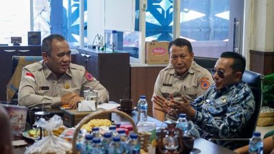 Bupati Eka Putra bersama OPD Terkait Sambangi BNPB