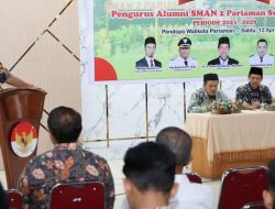 Wako Pariaman Yota Balad Kukuhkan Pengurus Alumni SMA 2 Periode 2025 – 2029
