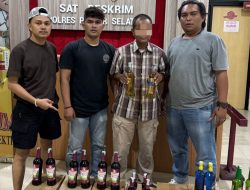 Polres Pesisir Selatan Gagalkan Penyelundupan Miras 