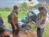 Kecelakaan Tragis di Pessel: Mobil Pick Up Tabrak Dua Motor yang Sedang Parkir