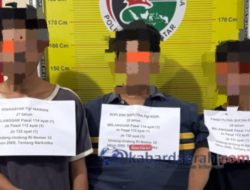 Tiga Pengedar Sabu di Tanah Datar Ditangkap Polisi, 23 Paket Sabu Diamankan