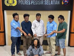 Nelayan di Pesisir Selatan Diciduk Polisi dengan Sabu dan Bong di Rumahnya