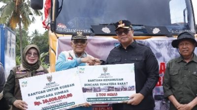 Dharmasraya Hadir, Tanah Datar Kuat: Bantuan Mengalir, Luka Disembuhkan